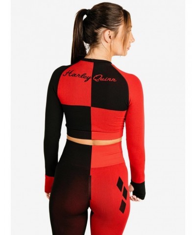 DC Comics Harley Quinn Active Athletic Leggings and Long Sleeve Top Set $17.51 Top Set