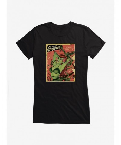 DC Comics Bombshells Poison Ivy Gotham City Lingerie Girls T-Shirt $10.46 T-Shirts