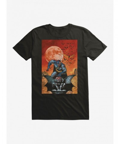 DC Fandome Batman Deceased Zombie Batman On Gargoyle T-Shirt $10.52 T-Shirts