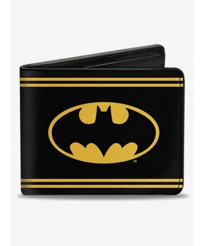 DC Comics Batman Shield Double Stripe Bifold Wallet $9.20 Wallets