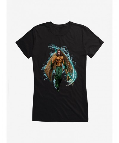 DC Comics Aquaman Our Hero Girls T-Shirt $10.21 T-Shirts