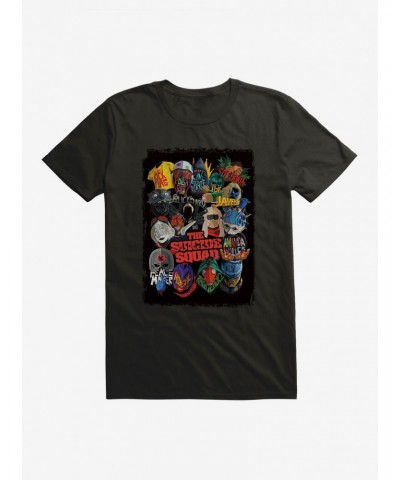 DC The Suicide Squad Character Outlines T-Shirt $8.37 T-Shirts