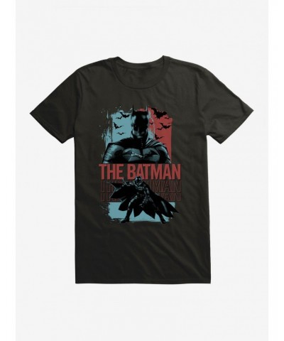 DC Comics The Batman Name Stacked T-Shirt $7.41 T-Shirts