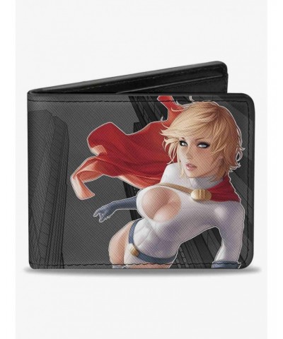 DC Comics Power Girl Up Up Away Issue 27 Cover Pose Buildings Bifold Wallet $6.48 Wallets