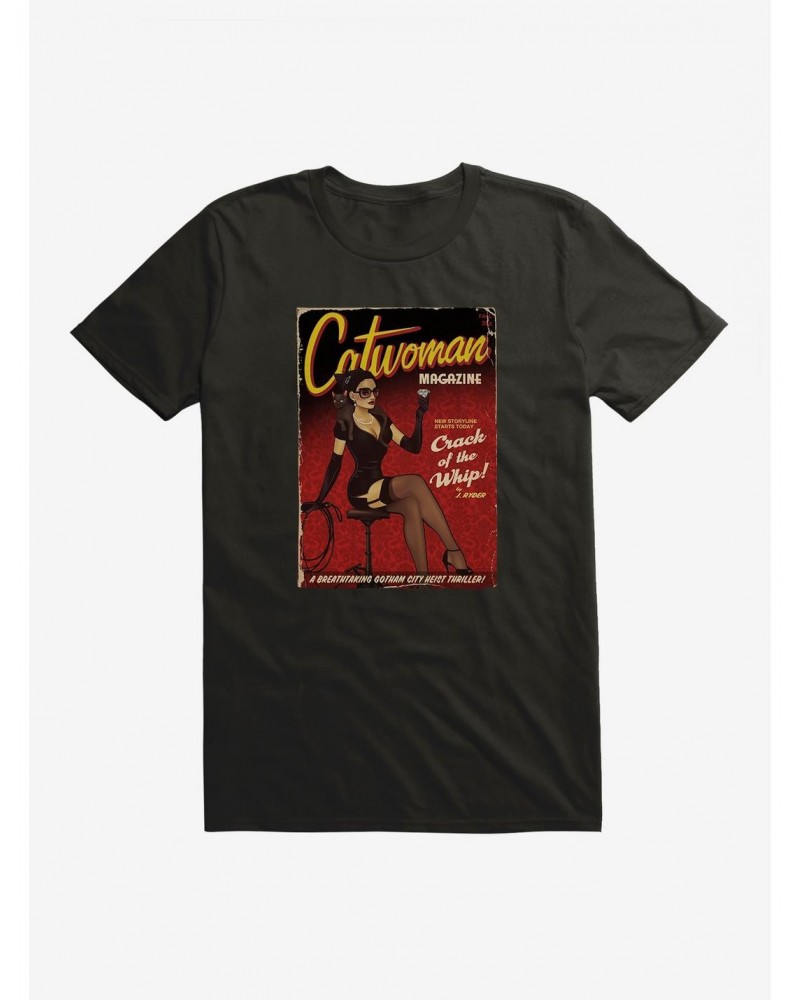 DC Comics Bombshells Catwoman Magazine T-Shirt $10.04 T-Shirts