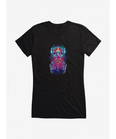 DC Comics Aquaman Symbols Girls T-Shirt $8.96 T-Shirts