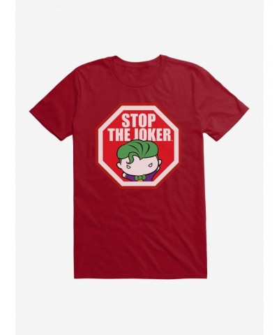 DC Comics Batman Chibi Stop The Joker T-Shirt $8.13 T-Shirts