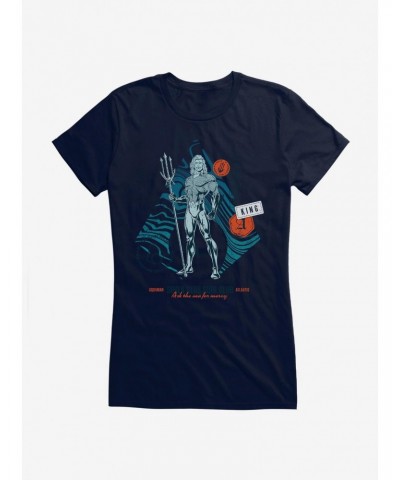 DC Comics Aquaman Classic Seven Seas Surf Club Girls T-Shirt $7.72 T-Shirts