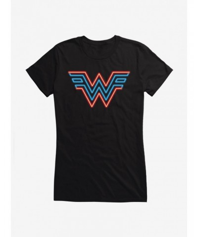 DC Comics Wonder Woman 1984 Neon Logo Girls T-Shirt $8.22 T-Shirts