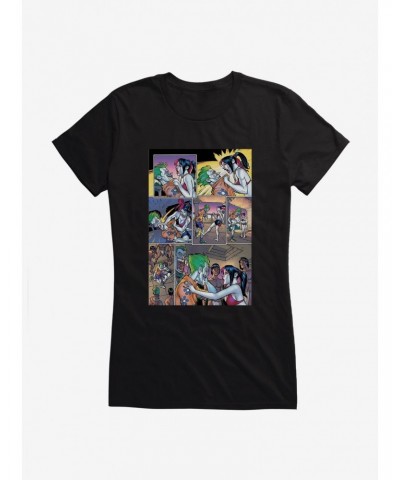 DC Comics Batman The Joker And Harley Quinn Comic Strips Girls T-Shirt $10.71 T-Shirts