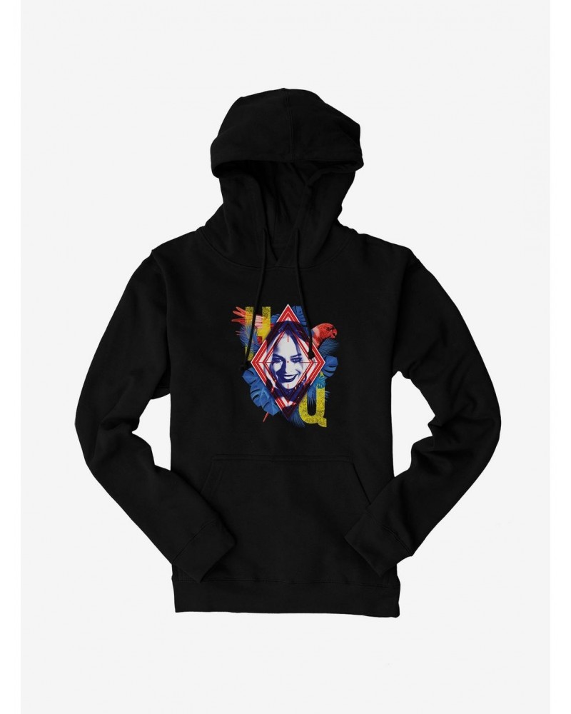 DC Comics The Suicide Squad Harley Quinn Initials Bird Hoodie $16.61 Hoodies