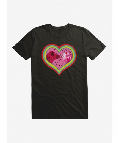 DC Comics Birds Of Prey Harley Quinn Hyena Love Black T-Shirt $8.84 T-Shirts