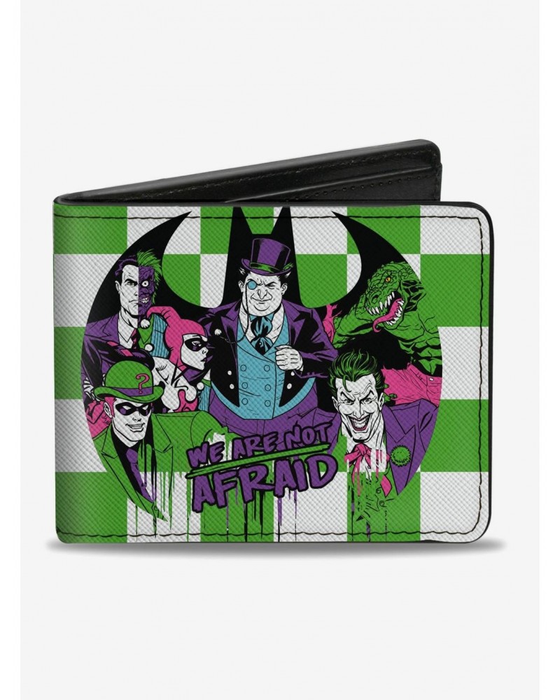 DC Comics Batman Villains Checker Bifold Wallet $10.45 Wallets