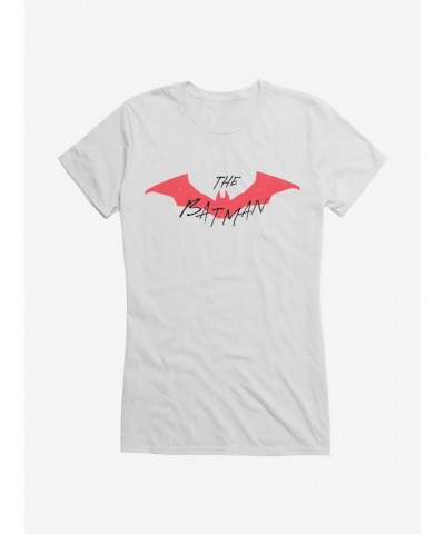DC Comics Batman Solid Red Bat Girls T-shirt $12.20 T-Shirts