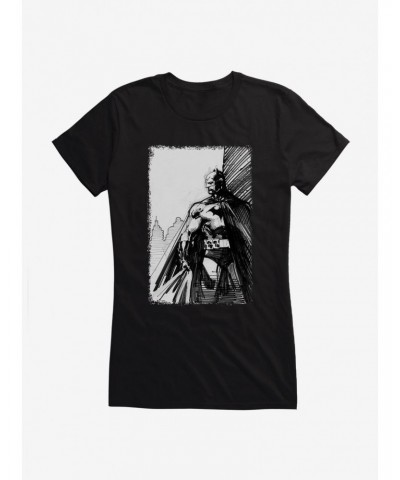 DC Comics Batman Sketch Girls T-Shirt $10.71 T-Shirts