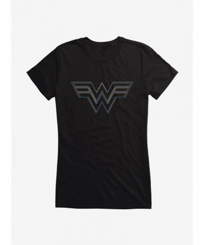 DC Comics Wonder Woman 1984 Linear Logo Girls T-Shirt $7.97 T-Shirts