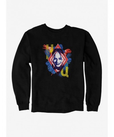 DC Comics The Suicide Squad Harley Quinn Initials Bird Sweatshirt $15.87 Sweatshirts