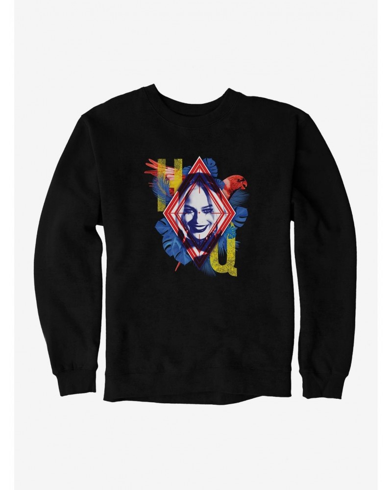 DC Comics The Suicide Squad Harley Quinn Initials Bird Sweatshirt $15.87 Sweatshirts