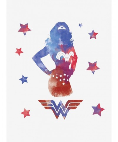 DC Comics Wonder Woman Watercolor Peel And Stick Giant Wall Decals $6.17 Decals