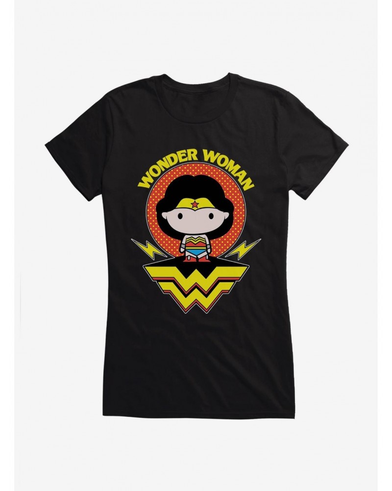 Wonder Woman Chibi Girl's T-Shirt $7.47 T-Shirts