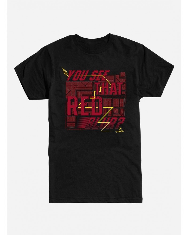 DC Comics The Flash Red Blur T-Shirt $10.28 T-Shirts