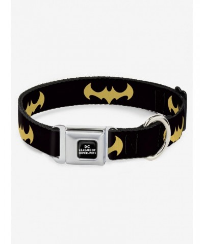 DC League of Super Pets Bat Logo Buckle Dog Collar $11.21 Pet Collars