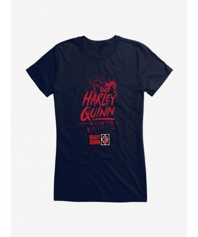 Harley Quinn Logo Girls T-Shirt $10.71 T-Shirts