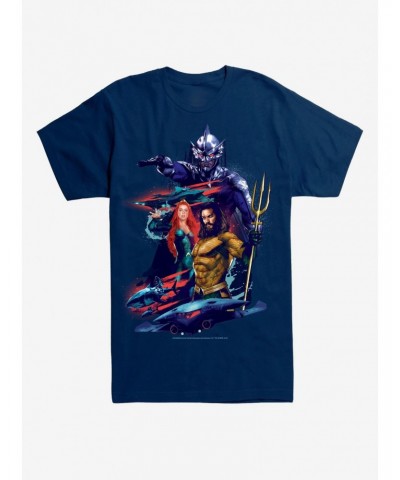 DC Comics Aquaman Atlantis Battle T-Shirt $8.84 T-Shirts