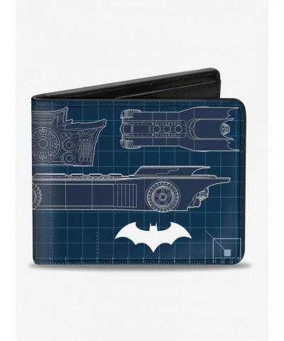 DC Comics Batman Batmobile Blueprint Tech Turns Bi-fold Wallet $7.11 Wallets