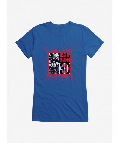 Harley Quinn 30Th Anniversary Girls T-Shirt $9.46 T-Shirts