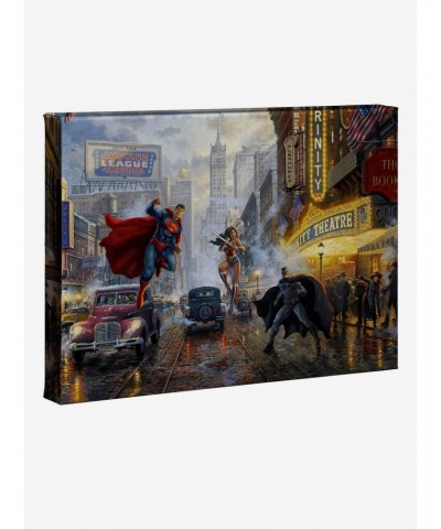 DC Comics Batman, Superman and Wonder Woman 10" x 14" Gallery Wrapped Canvas $45.45 Merchandises