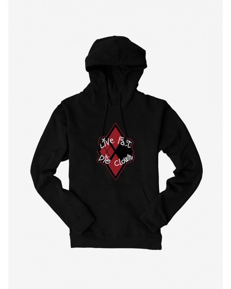 DC Comics The Suicide Squad Live Fast Die Clown Hoodie $13.92 Hoodies