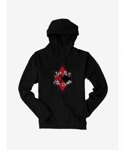 DC Comics The Suicide Squad Live Fast Die Clown Hoodie $13.92 Hoodies