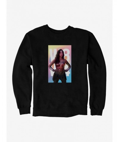 DC Comics Wonder Woman 1984 Is Here Multi Background Sweatshirt $11.44 Sweatshirts