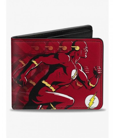 DC Comics The Flash Running Pose Bolts Trails Bifold Wallet $6.48 Wallets