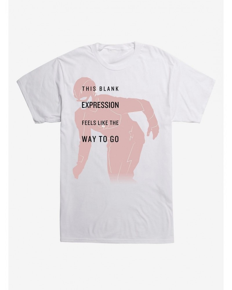 DC Comics The Flash Blank Expression T-Shirt $7.65 T-Shirts