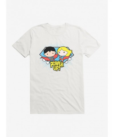 Superman And Supergirl Chibi Powerup T-Shirt $10.04 T-Shirts