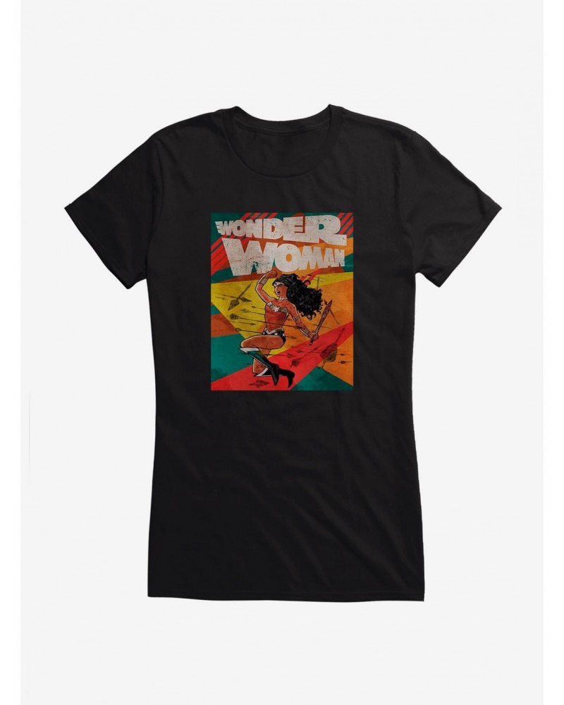 DC Comics Wonder Woman Offensive Charge Girls T-Shirt $11.70 T-Shirts