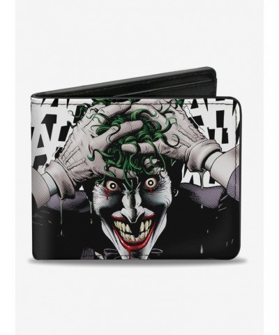 DC Comics Joker Head Hahaha Bi-Fold Wallet $9.07 Wallets