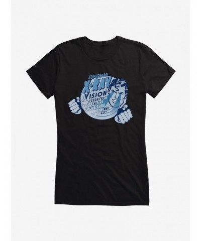 DC Comics Superman X-Ray Vision Girls T-Shirt $10.71 T-Shirts