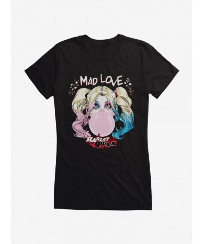 DC Comics Batman Harley Quinn Mad Love Girls T-Shirt $8.72 T-Shirts