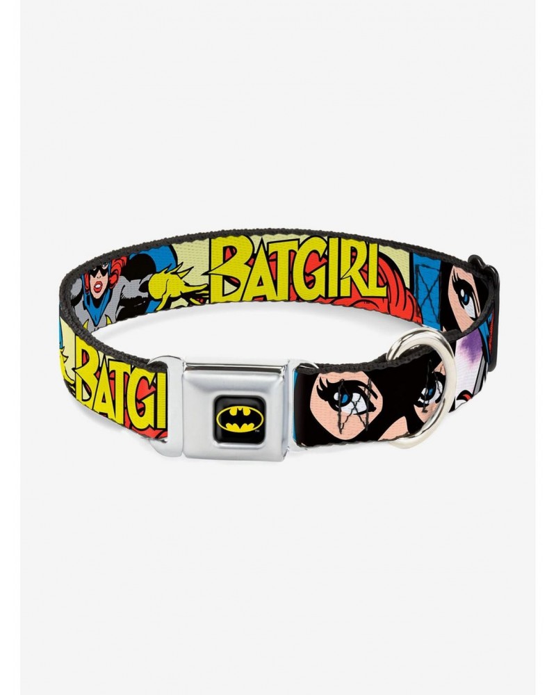 DC Comics Justice League Batgirl In Action Seatbelt Buckle Pet Collar $8.22 Pet Collars