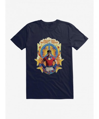 DC Comics Peacemaker Peace Out T-Shirt $10.04 T-Shirts