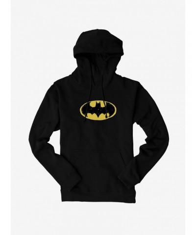 Batman Classic Color Oval Logo Hoodie $22.45 Hoodies