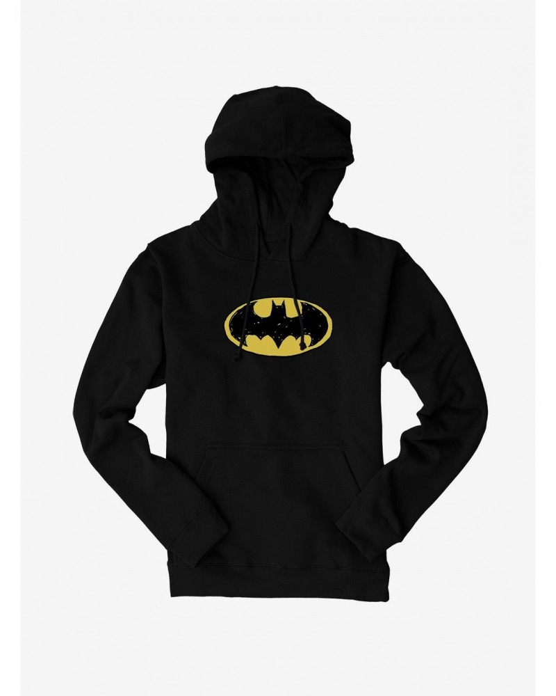 Batman Classic Color Oval Logo Hoodie $22.45 Hoodies