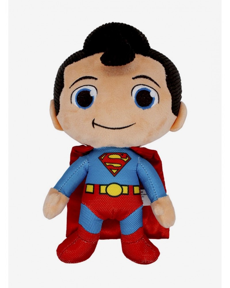 DC Comics Superman Chibi with Corduroy Hair Plush Squeaker Dog Toy $15.36 Toys