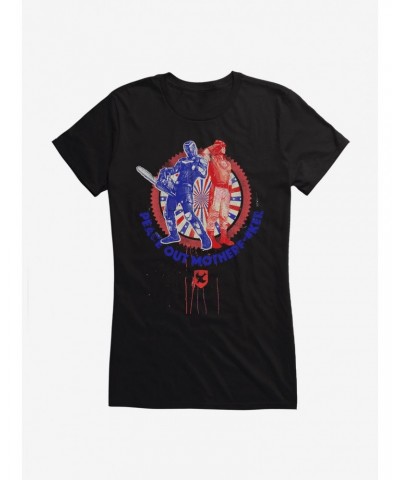 DC Comics Peacemaker Match Up Girls T-Shirt $7.97 T-Shirts