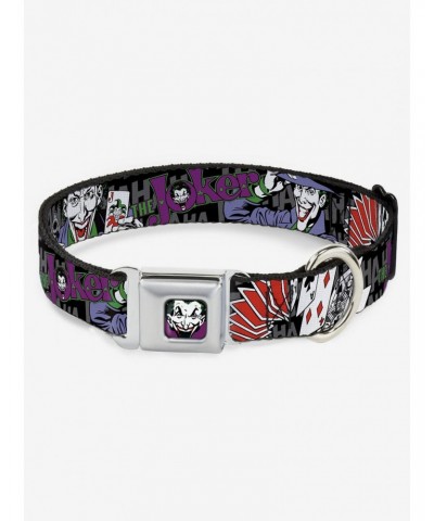 DC Comics The Joker Pose Cards Seatbelt Buckle Dog Collar $7.97 Pet Collars