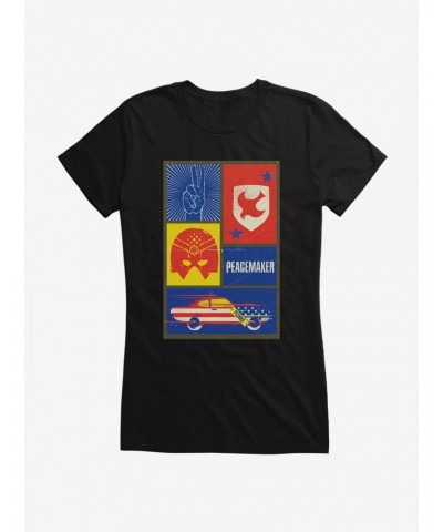 DC Comics Peacemaker Icons Girl's T-Shirt $10.21 T-Shirts