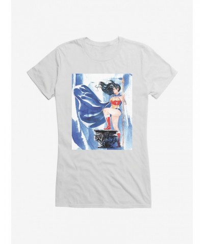 DC Comics Wonder Woman Blue Gaze Girls T-Shirt $10.46 T-Shirts